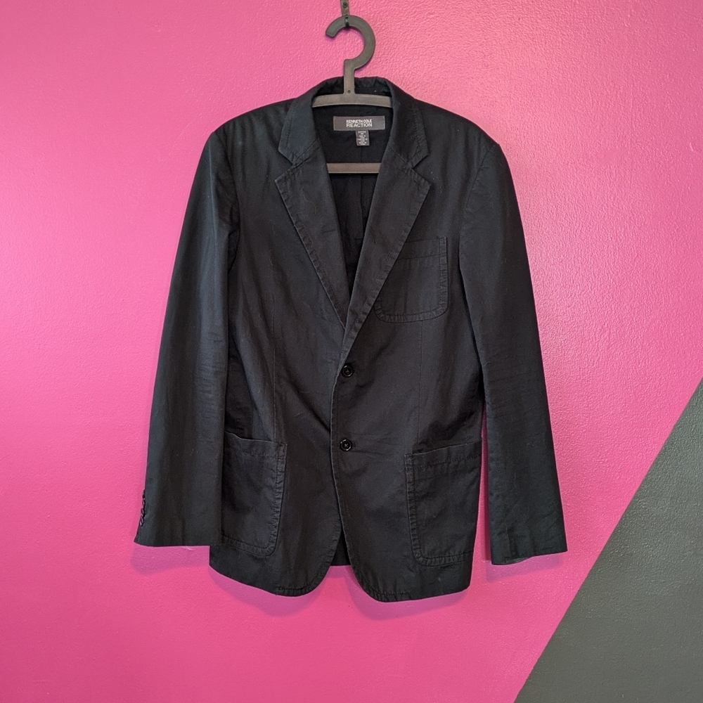 Men's Kenneth Cole Black Blazer Small